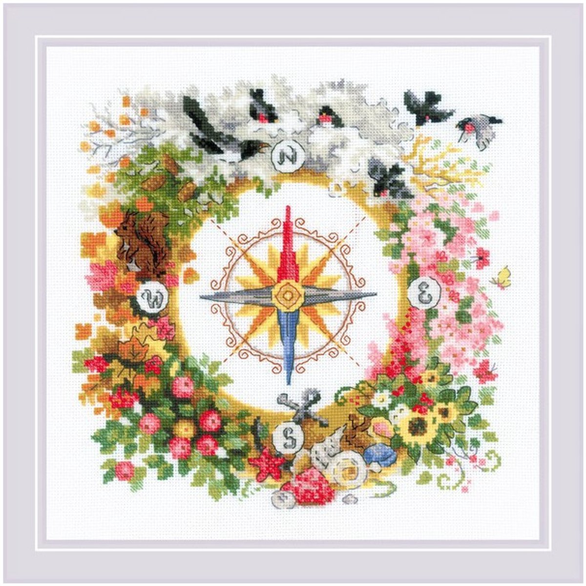 borduurpakket compass