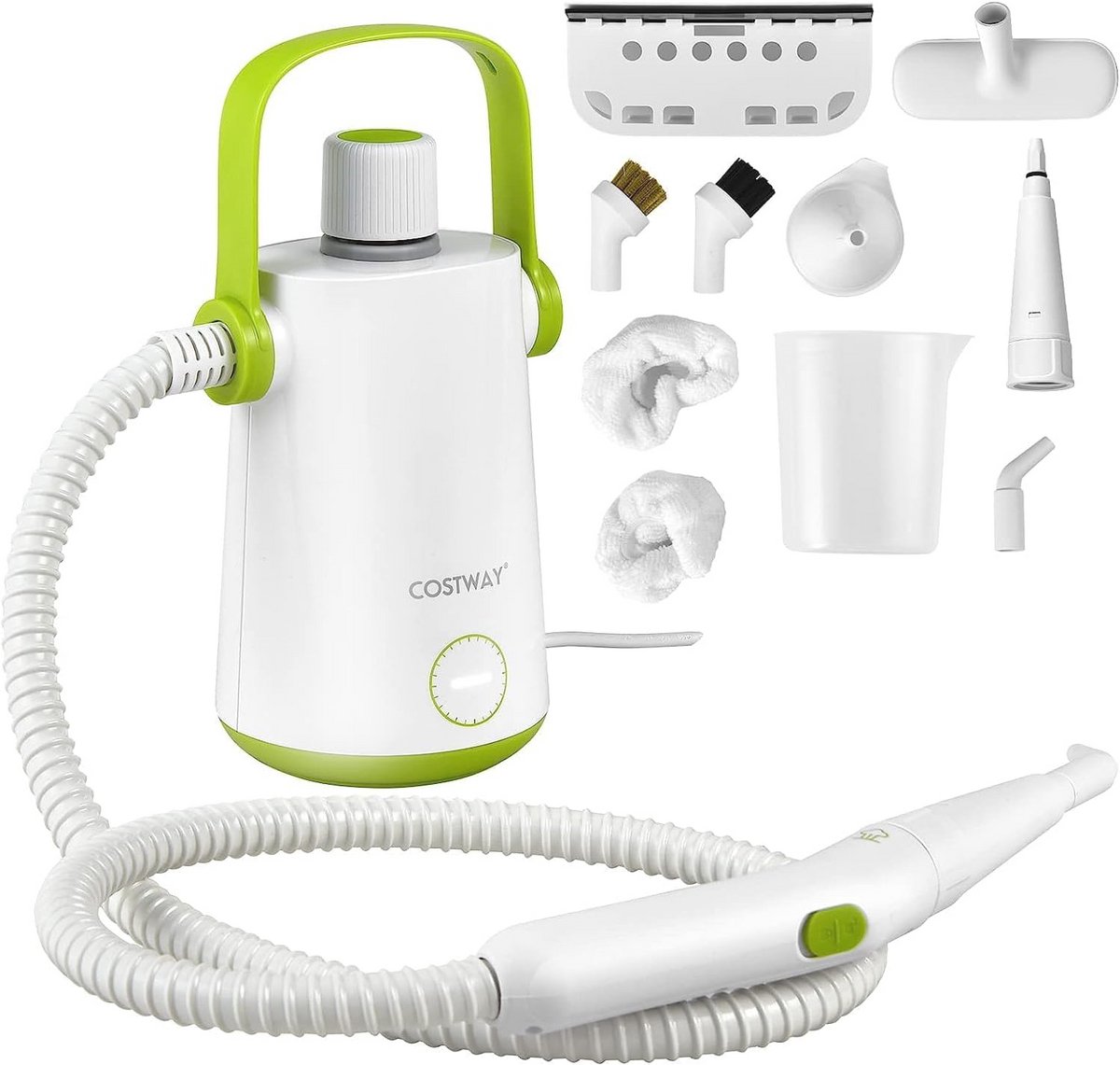 Handstoomreiniger met 1000W en 300ml Reservoir - Multifunctionele Stoomreiniger voor Tapijten, Ramen, en Badkamer