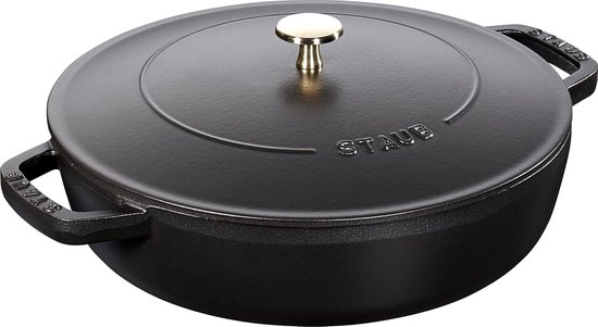 Velaze 2 in 1 Camping Nederlandse Oven met Koekenpan deksel, Gietijzeren Pot met Bakplaat, Gietijzeren Pan, Nederlandse Oven Pot voor Camping Koken Bakken 5QT
