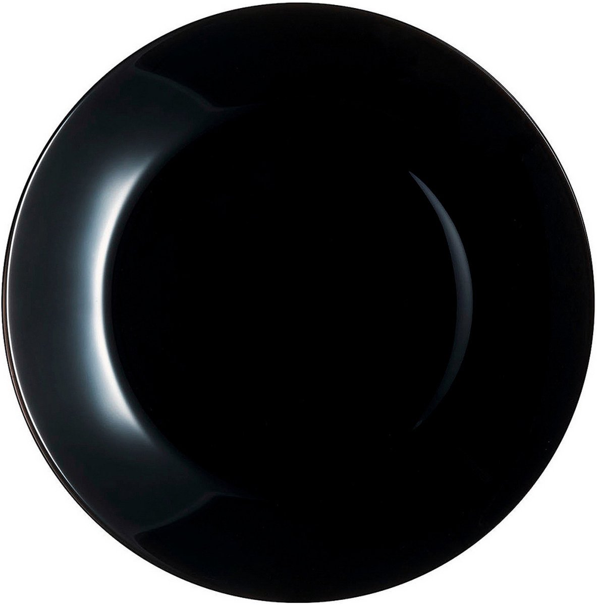 Arcopal Zelie dinerbord 25cm zwart - gehard glas