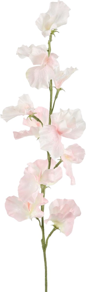 Viv! Home Luxuries Lathyrus - zijden bloem - roze wit - 71cm