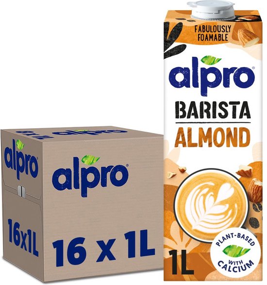 ALPRO BARISTA Amandel 1L 8Pack 2 Stuks Bundel
