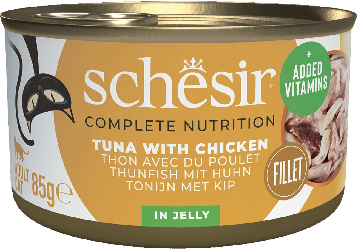Schesir Schesir Kat Tonijn/Kip 85 gr - 1 stuk