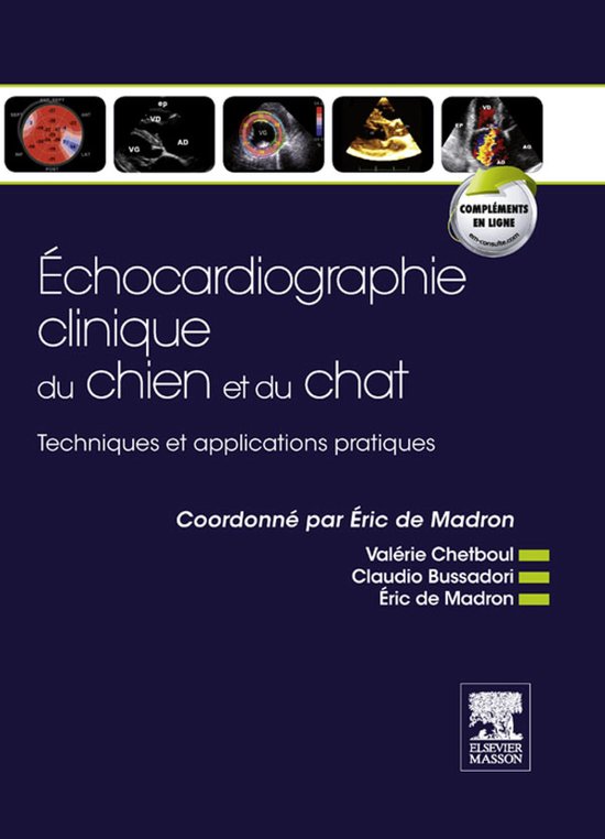 Echocardiographie clinique du chien et du chat - cover