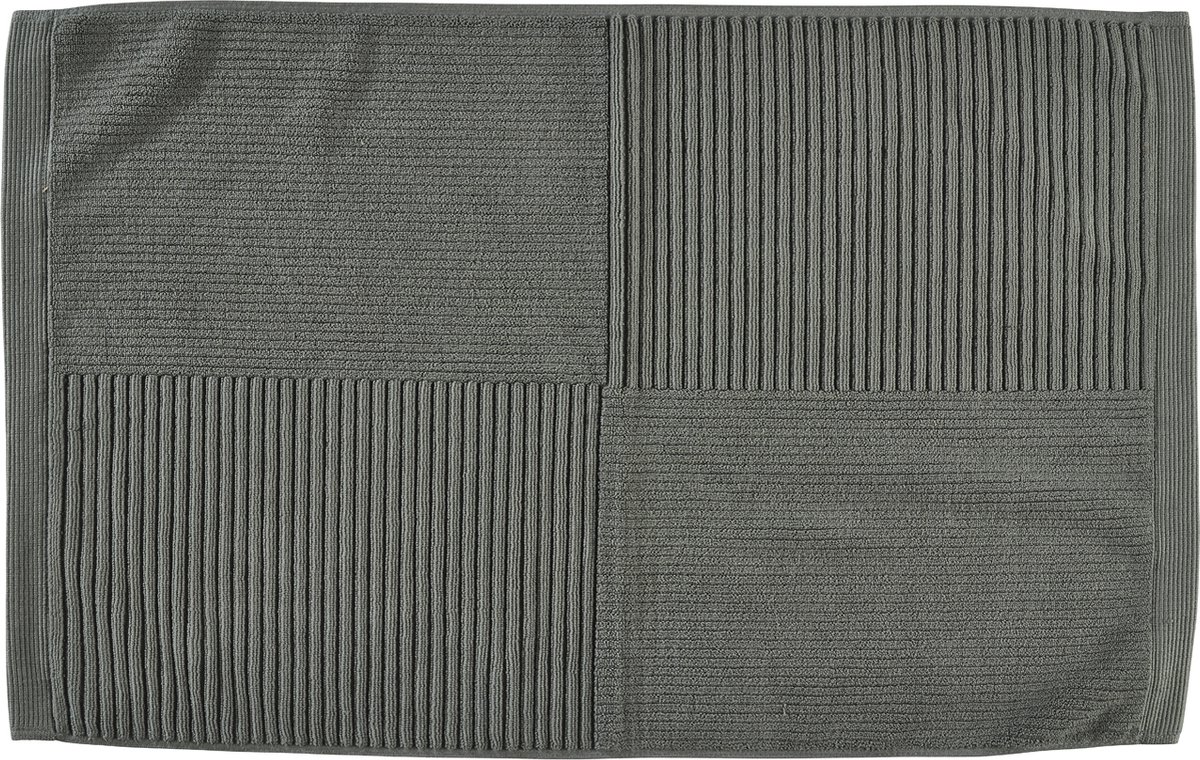 Zone Denmark Classic Badmat - Absorberende Badkamermat - Hotelkwaliteit - 100% katoen - 1200g/m2 - 50 x 80 cm - Olive Green (groen)