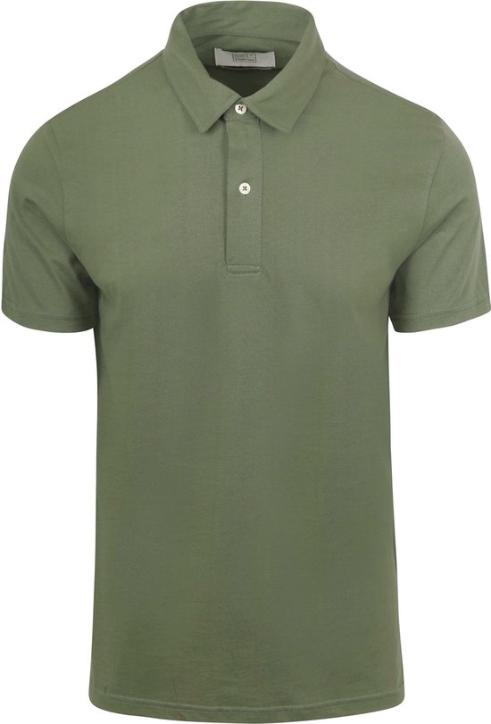 King Essentials The James Poloshirt Groen - Maat XL - Heren - Polo shirt Heren met Korte mouw