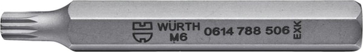 Wurth - Bit veeltand 10 mm - Veeltandbit x 5 st -