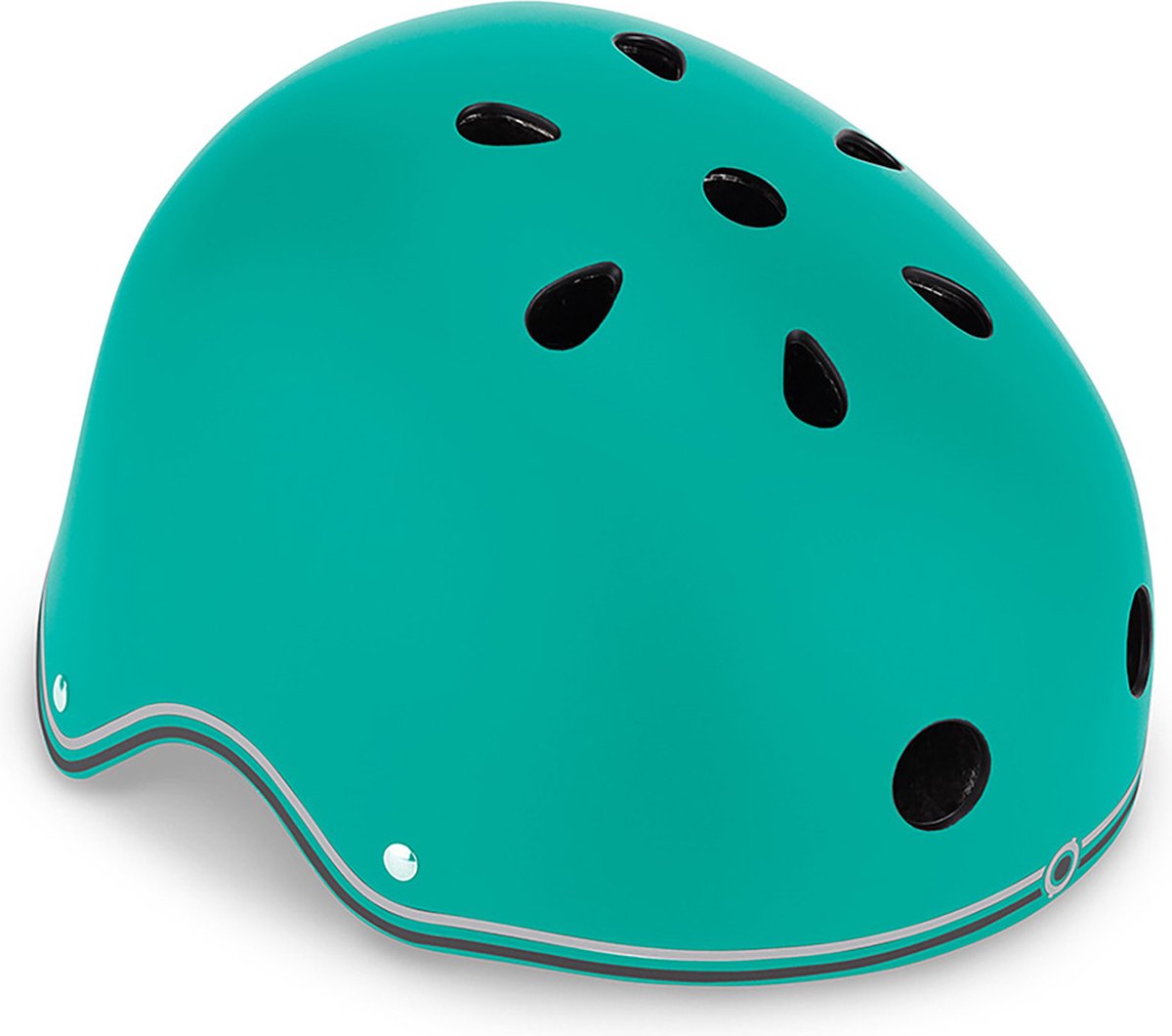 Helm Globber Helm Primo Emerald – LED verlichting ABS helm met EPS schuim verstelbaar XS-S 48-53cm Groen