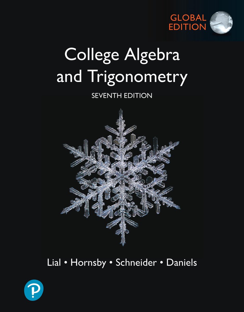 Omslag van College Algebra and Trigonometry, Global Edition