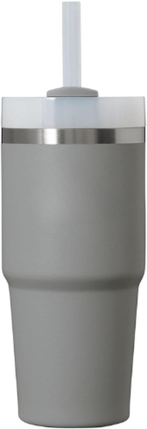 Stanley Quencher H2.0 FlowState Roestvrijstalen vacuüm-geïsoleerde beker met deksel en rietje, voor water, ijsthee of -koffie, smoothies en meer, passie-roze, 887 ml