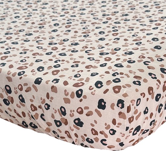 BINK Bedding Hoeslaken Léopard 70 x 150 cm