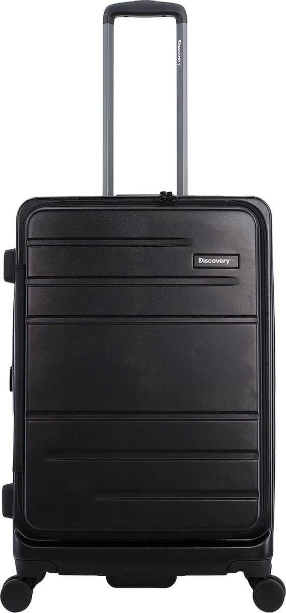 Discovery - Patrol | Harde Koffer / Trolley / Reiskoffer - (67cm) Medium - Antraciet - Antraciet / Medium