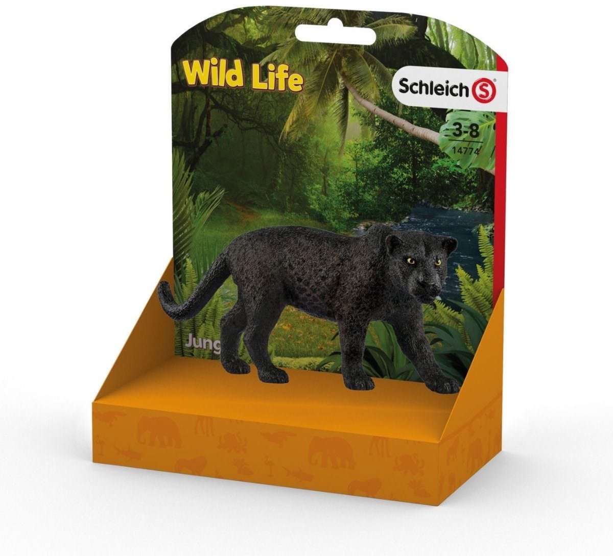 schleich WILD LIFE - Zwarte Panter - Speelfiguur - Kinderspeelgoed voor Jongens en Meisjes - 3 tot 8 jaar - 14774 — afbeelding 7