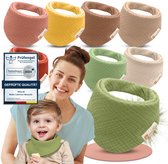 Slabbetjes Voor Baby's, 360 Graden Draaibaar, 6-laags, In De Vorm Van Bloemblaadjes Bloemen Geschikt Voor Kwijlende Baby S En Doorkomende Tandjes Slabbetjes Voor Baby's, 360 Graden Draaibaar, 6-laags, In De Vorm Van Bloemblaadjes Bloemen Geschikt Voor Kwijlende Baby S En Doorkomende Tandjes
