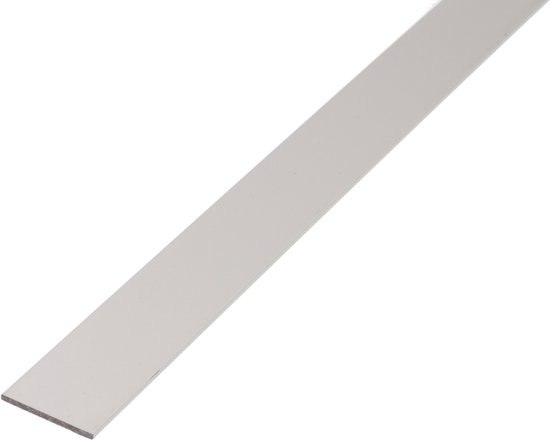 Barre plate en aluminium Alberts, matériau plat, barre plate en aluminium, profilé en aluminium 1000x20x2mm