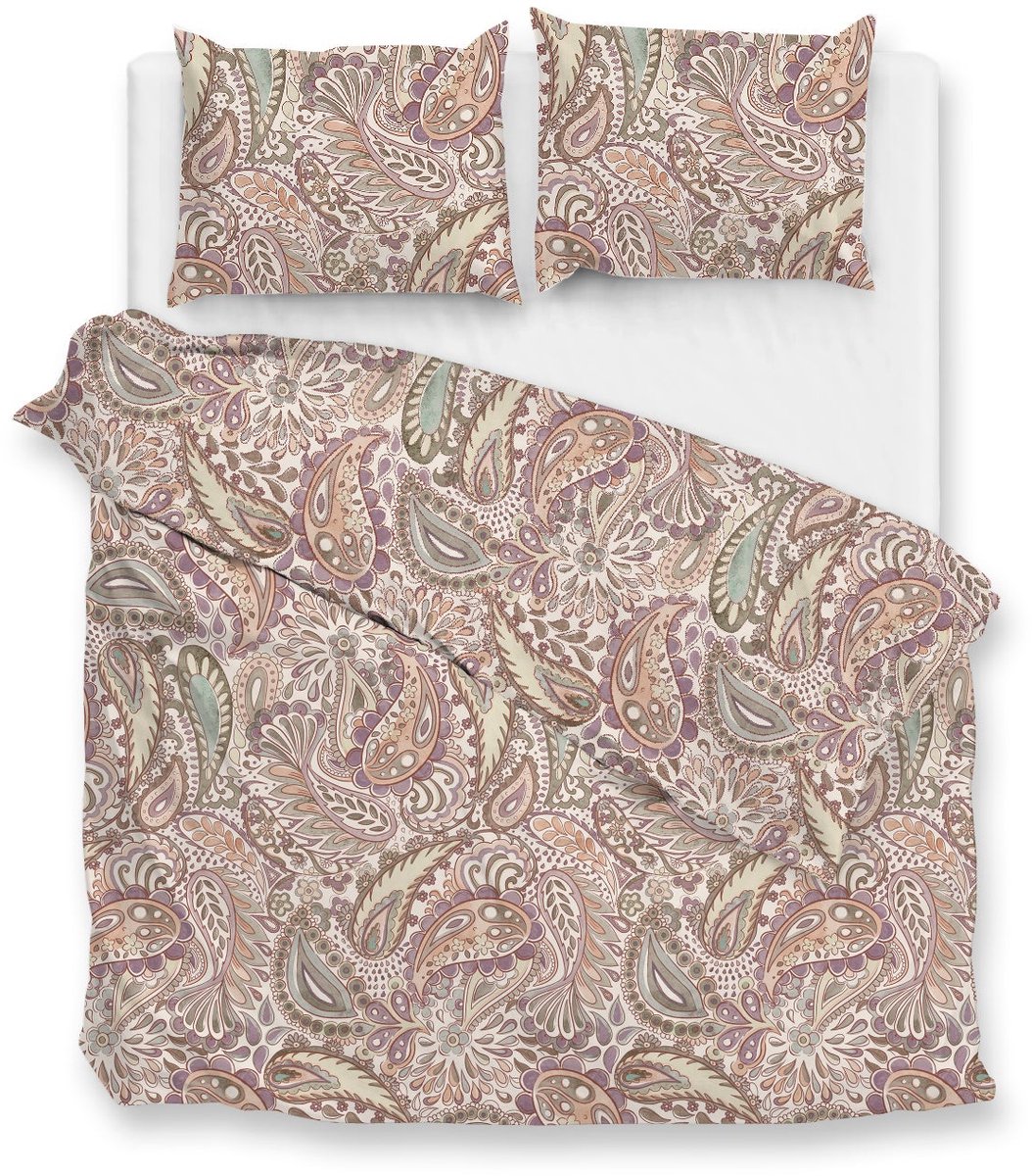 Zohome Dekbedovertrek Fe - Deken - Dekbed - Multi - 100% Katoen - Paisley - 240x220 + 2 slopen 60/70 cm