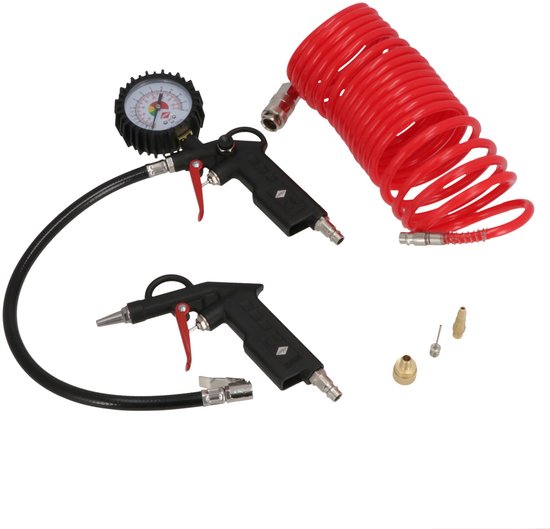 Foto: Airpress compressor accessoireset 6 delig
