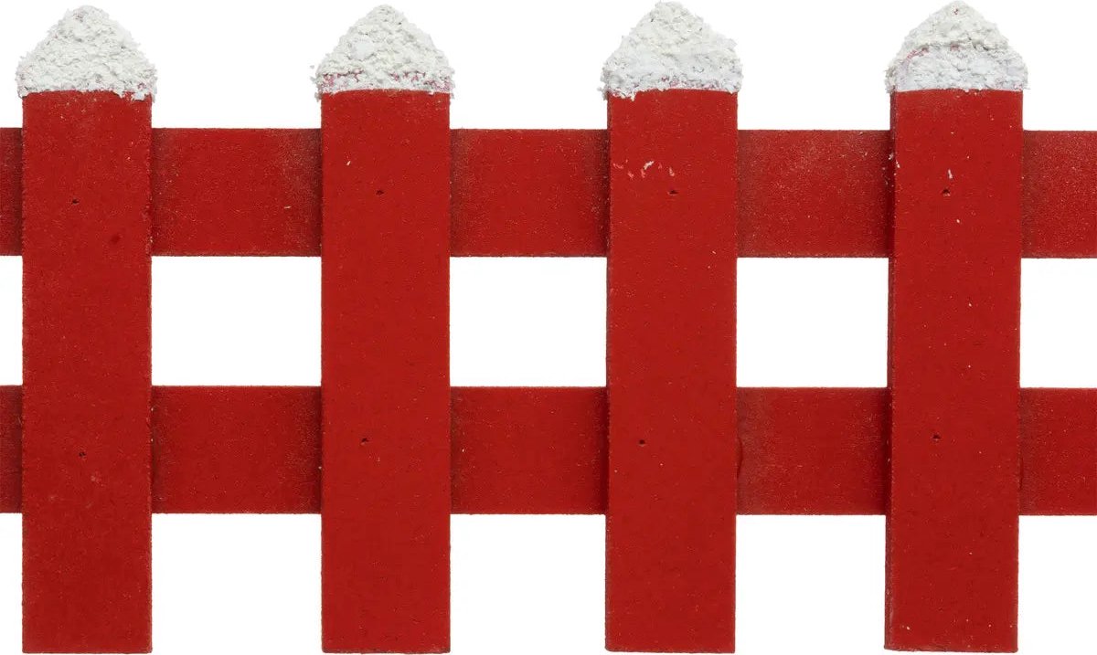 Fééric Lights and Christmas Houten hekje - 20x45cm - Rood