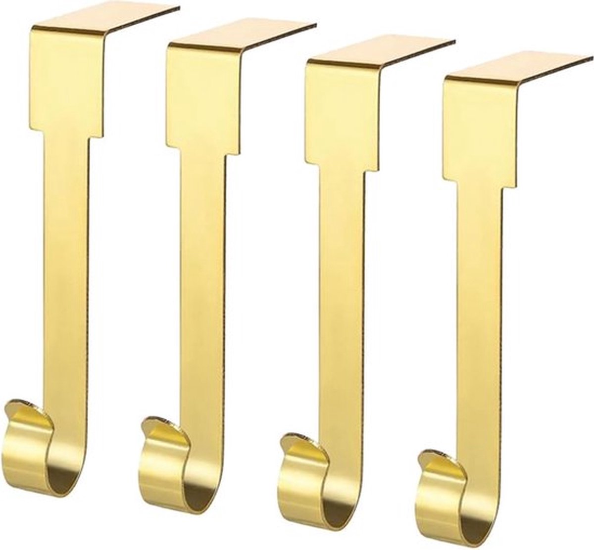4 stuks kerstkousenhaakhouders - metalen kerstschoenhouder - haken voor kerstsokken met beschermpad - kerstkous houder open haard tafelhouder voor mantel open haard Kerstmis Nieuwjaar feest