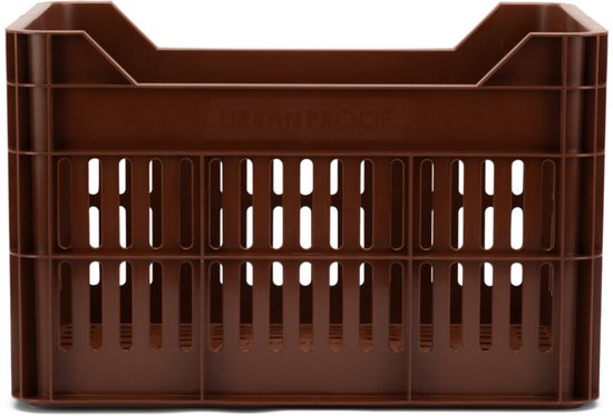 Urban Proof fietskrat 30L deep brown Recycled 40x30x25cm van Urban Proof — afbeelding 2