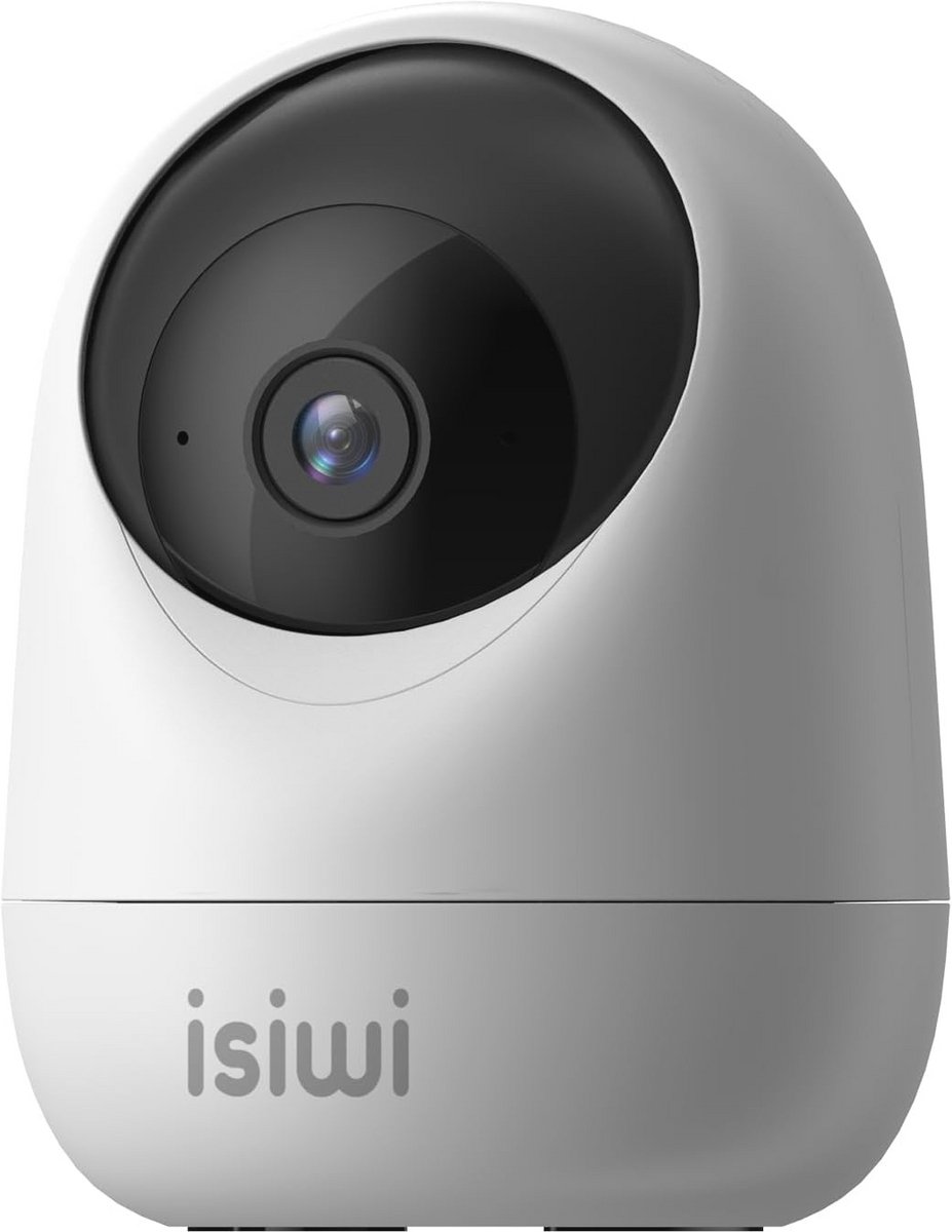 IP-camera voor binnen, HD 1080P, panoramische weergave, bewegingsdetectie, bidirectionele audio en nachtzicht