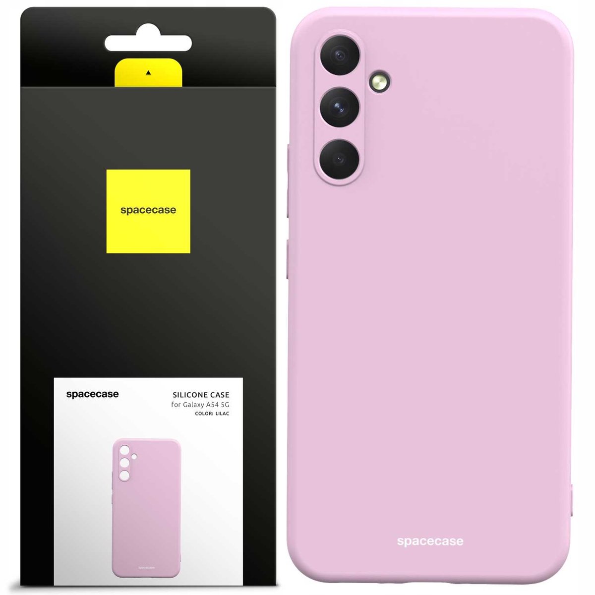 Spacecase Siliconen Hoesje Galaxy A54 5G Lilac Samsung Cover