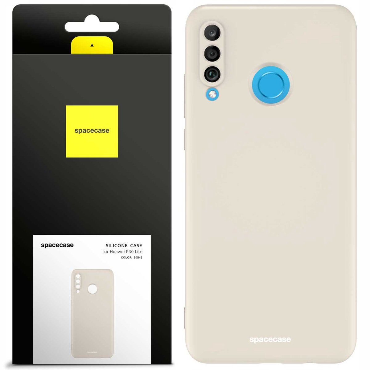 Spacecase Siliconen Hoes Voor Huawei P30 Lite Botbescherming