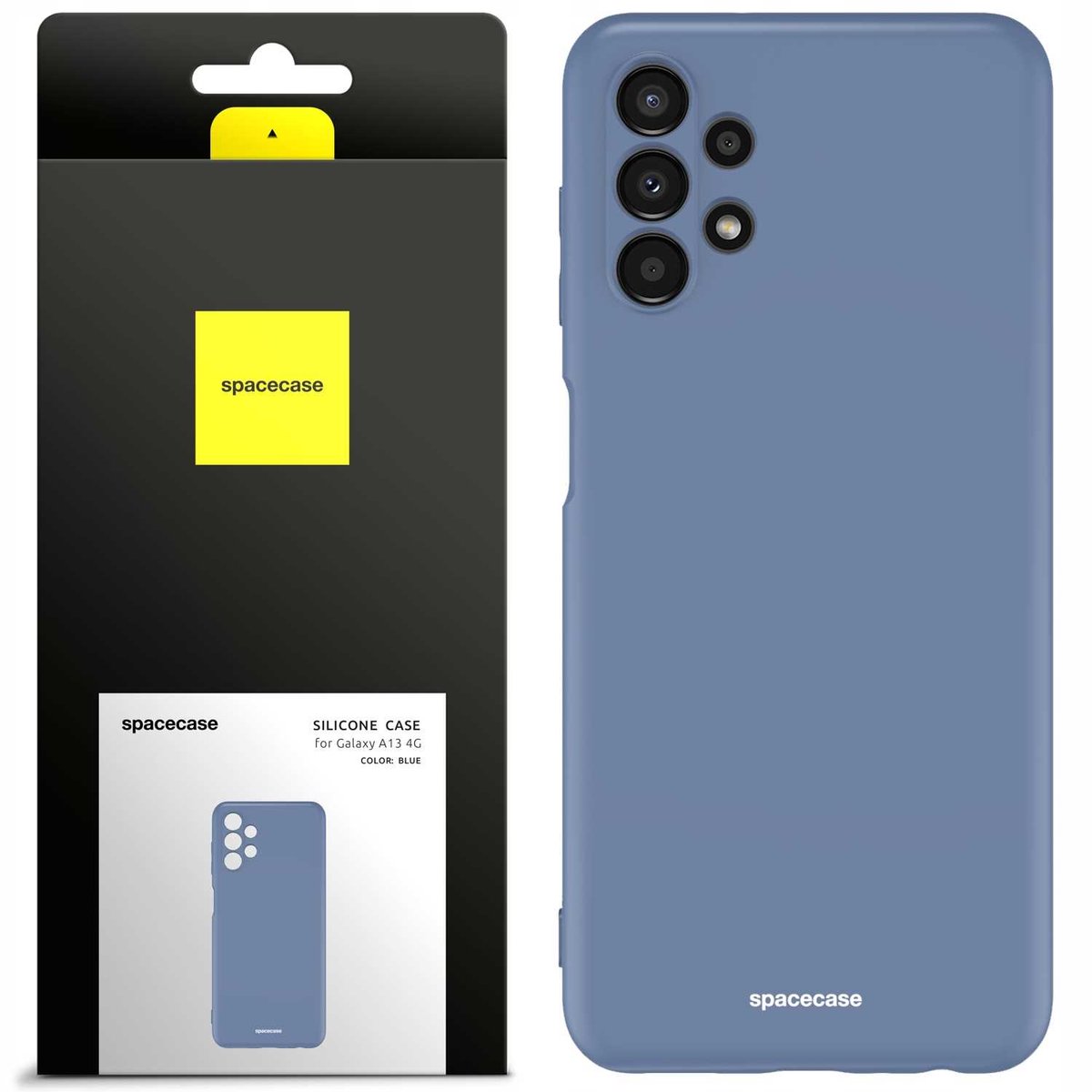 Spacecase Siliconen Hoesje Voor Samsung Galaxy A13 4G Blauw