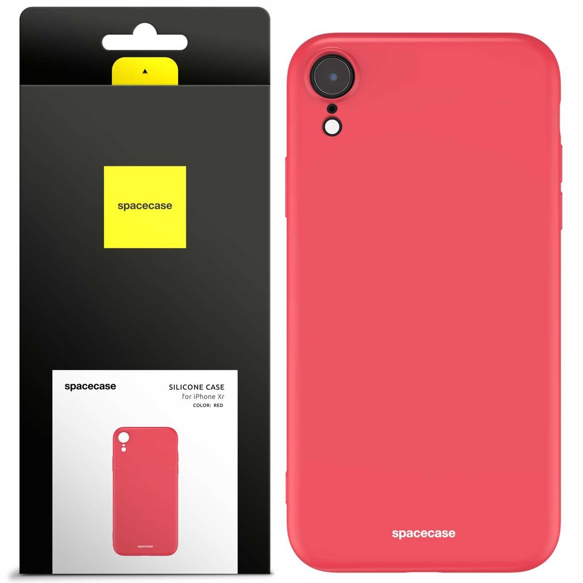 Spacecase Siliconen Hoesje Voor Iphone Xr Rood Bescherming