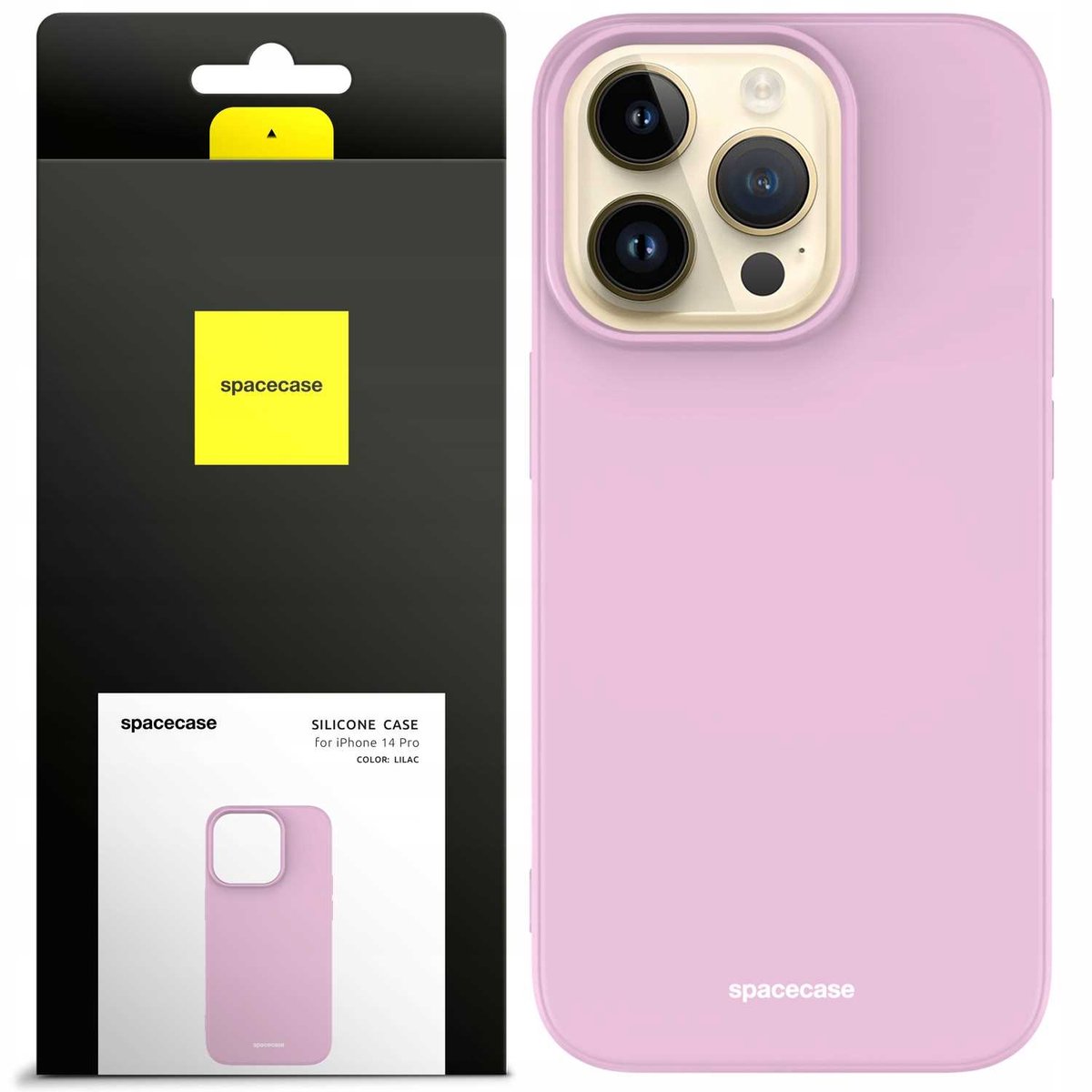 Spacecase Siliconen Hoesje Voor Iphone 14 Pro Max Lilac Paars