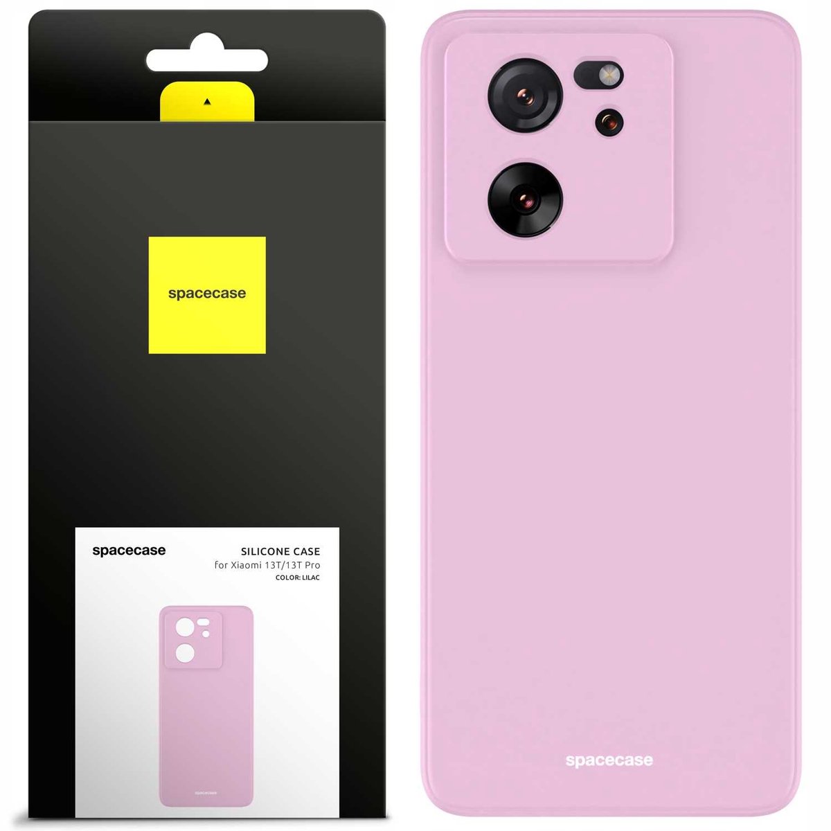 Spacecase Siliconen Hoes Voor Xiaomi 13T 13T Pro Lilac