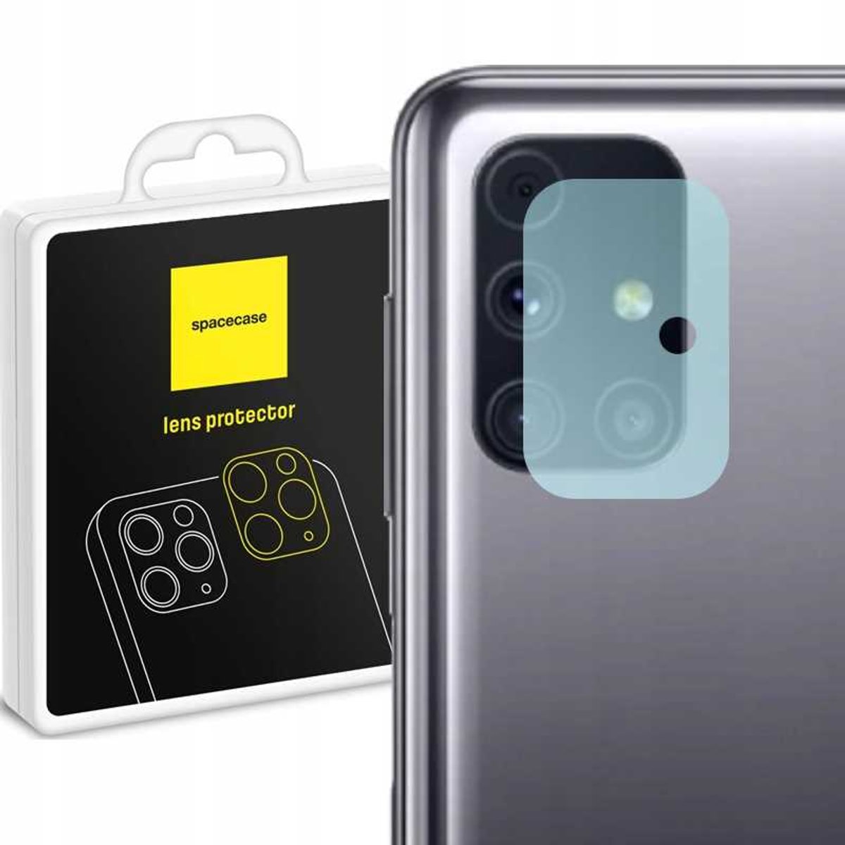 Spacecase Case Koffer Voor Samsung Galaxy M31S Gehard Glas