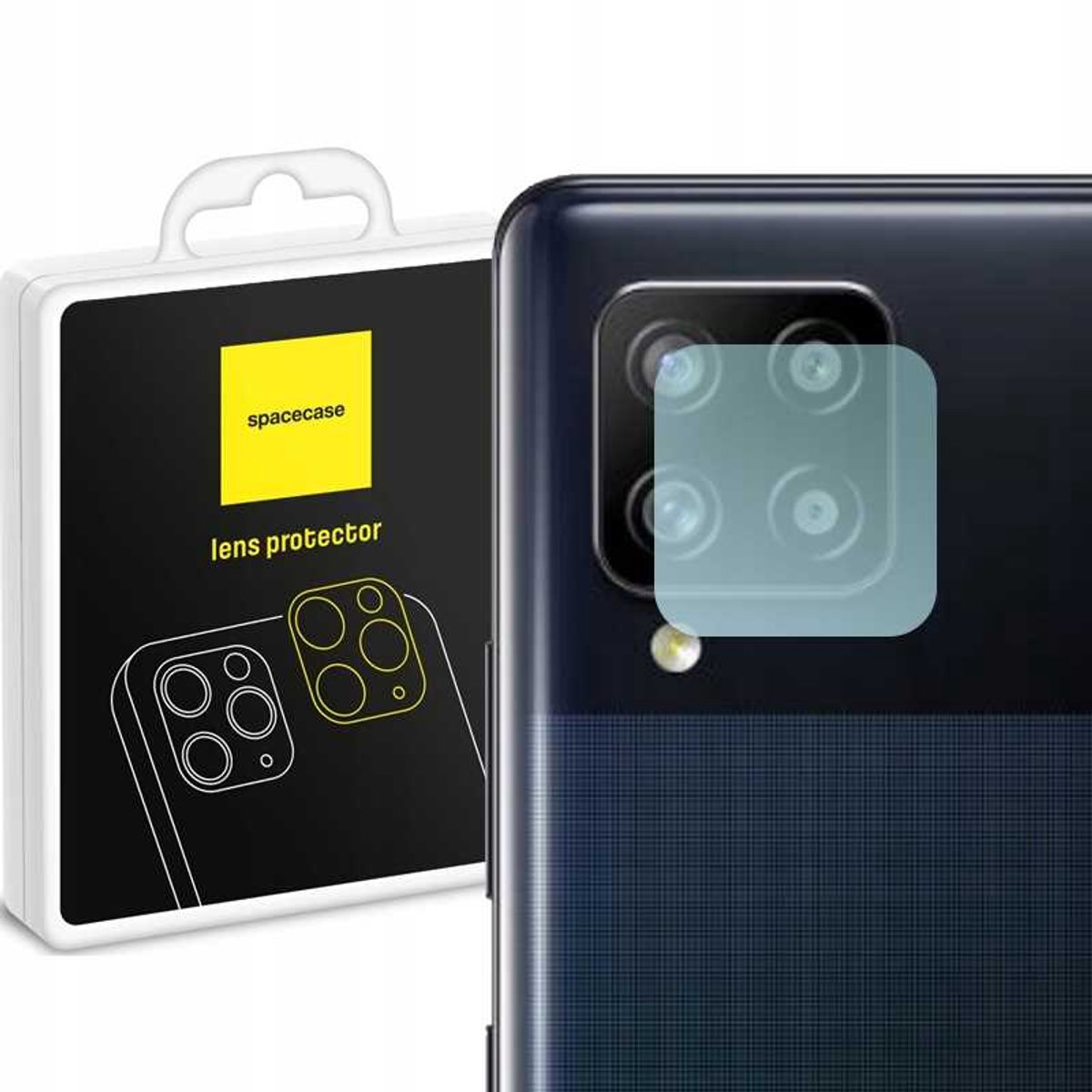Spacecase Gehard Glas Voor Samsung Galaxy A42 5G Cameraglas