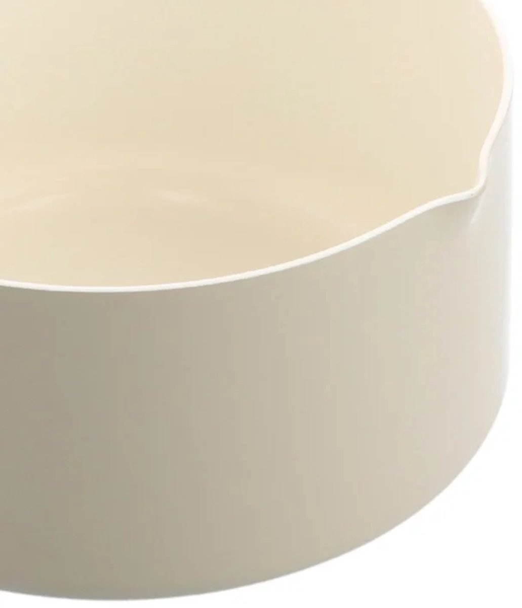 GreenChef Nordics keramische inductie steelpan zonder deksel 16cm - 1.5L - PFAS-vrij- PFAS-vrij - Inductie pan - Vaatwasserbestendig - Ovenbestendig tot 160°C - keramische anti-aanbaklaag - Crème