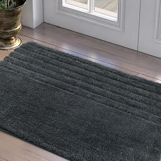 Floordirekt Deurmat voor binnen en buiten, 100 x 200 cm, natuur, deurmat van kokos, vuilvangmat voor huisdeur, antislip voetmat, kokosmat, voetveger (17 mm