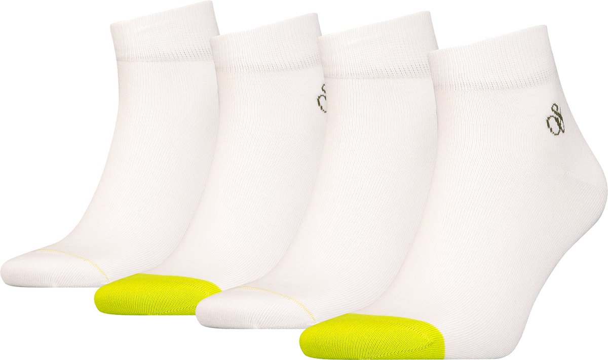 SOKKEN 4 PACK Scotch & Soda kwartsokken voor heren in een verpakking van 4