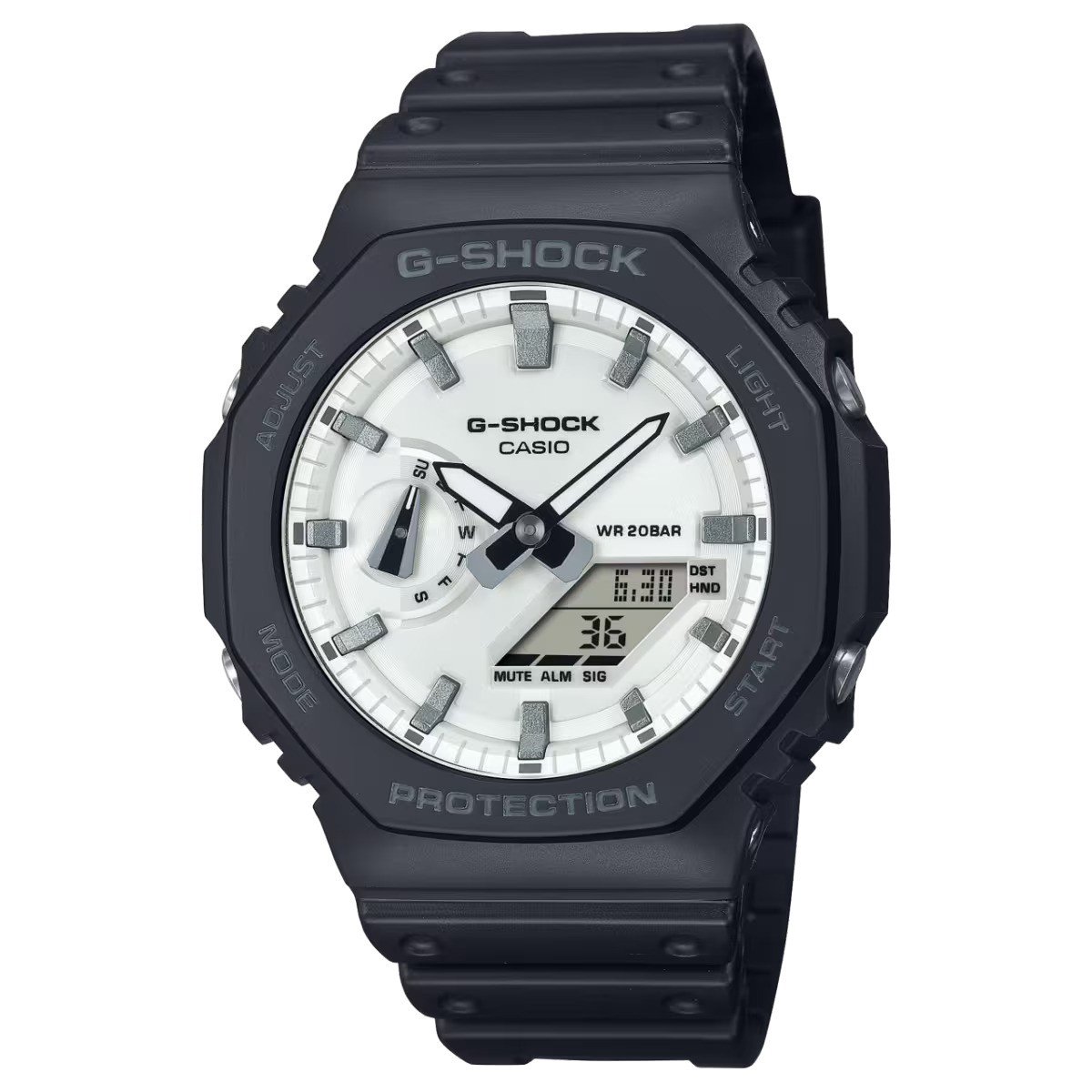 Casio G-Shock GA-2100WD-1AER Horloge - Kunststof - Zwart - Ø 44 mm