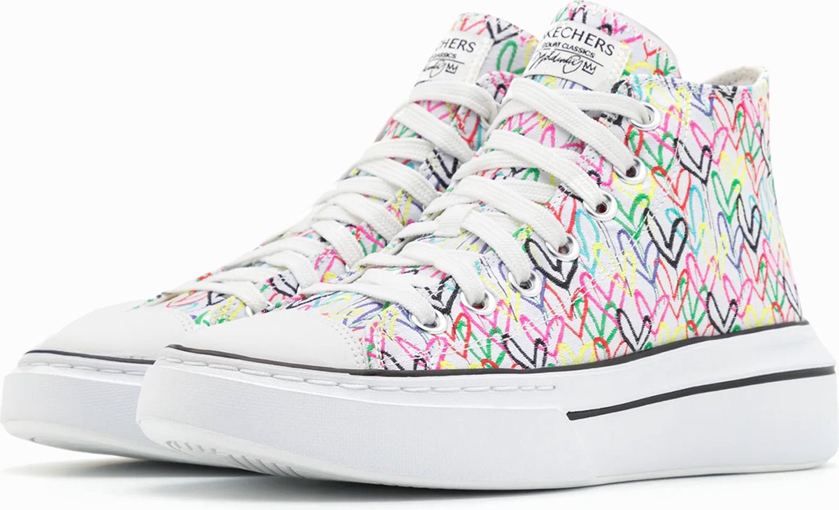 Skechers CORDOVA CLASSIC - Love Letters dames sneakers hoge schoenen 185132 kleurrijk