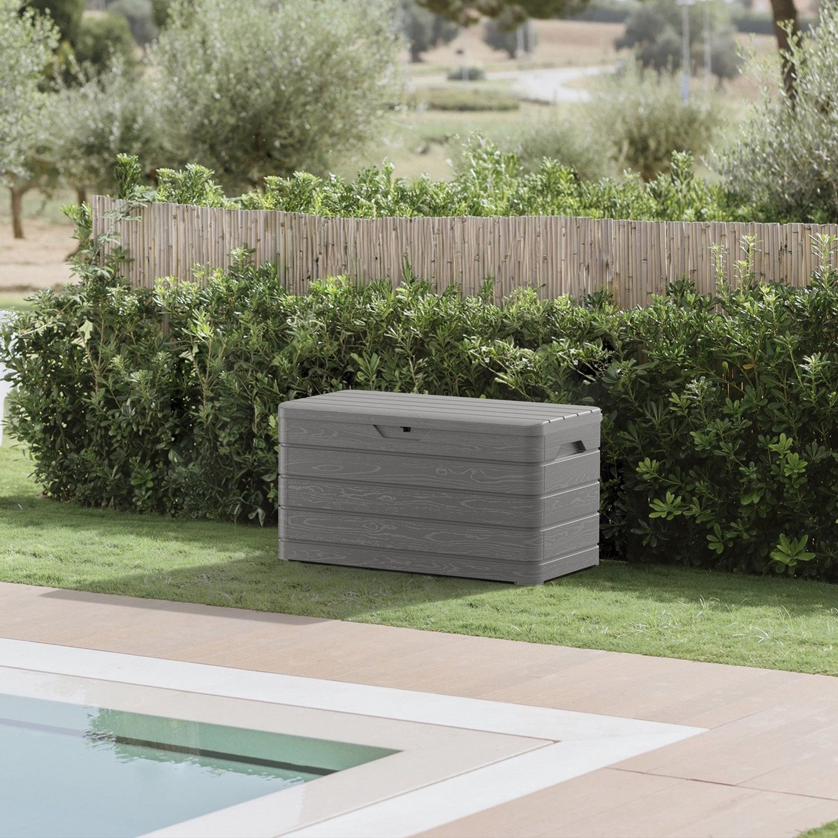 Toomax Dolomiti opbergbox - 410L - Grijs - weer- en vorstbestendig