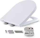 Abattant de toilette AREBOS avec mécanisme de fermeture soft. Abattant de toilette Abattant de toilette.