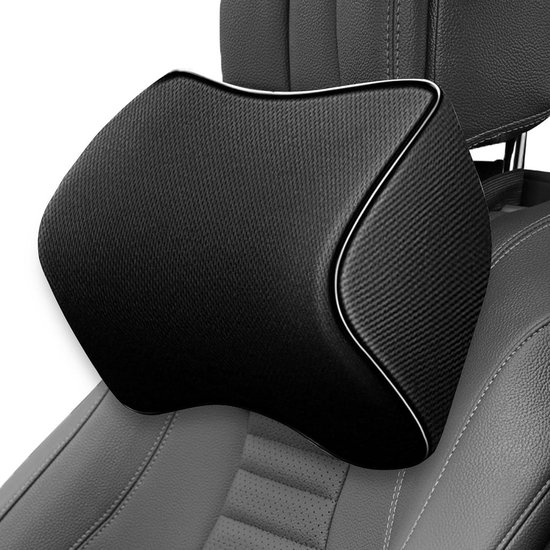 Hoofdsteun kussen Nekkussen Neksteun Gemaakt van Geheugenschuim Autostoel Nekkussen Autoreiskussen Auto Reis Nekkussen voor Rijden Kantoor Gaming Stoel Bescherm de Wervelkolom.