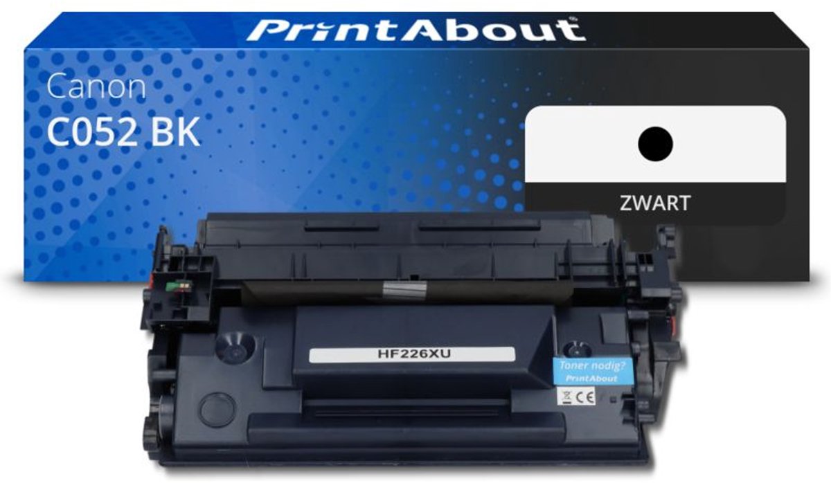 PrintAbout Huismerk Canon C052 BK Toner Zwart
