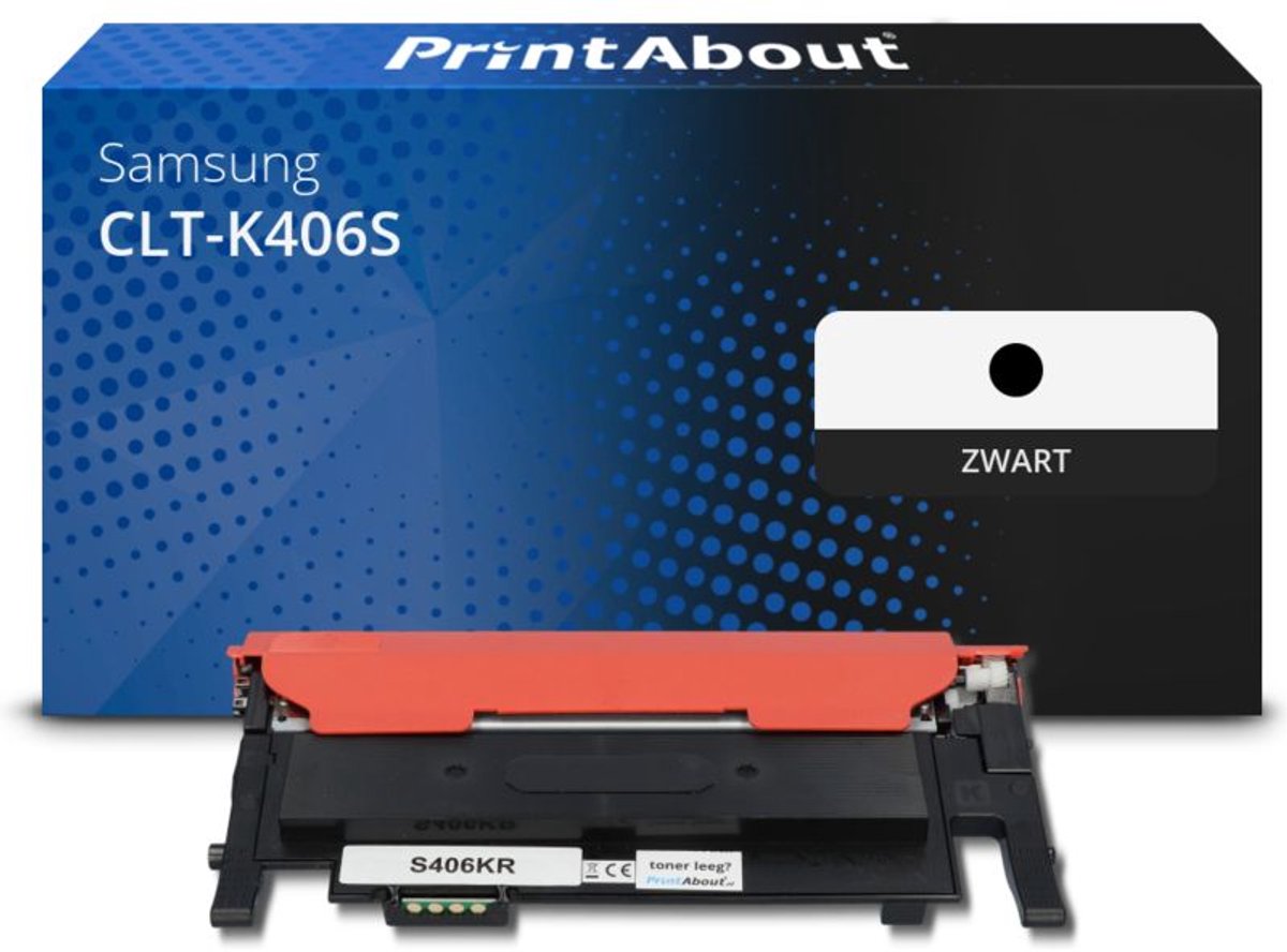 PrintAbout CLT-K406S toner zwart compatible voor Samsung