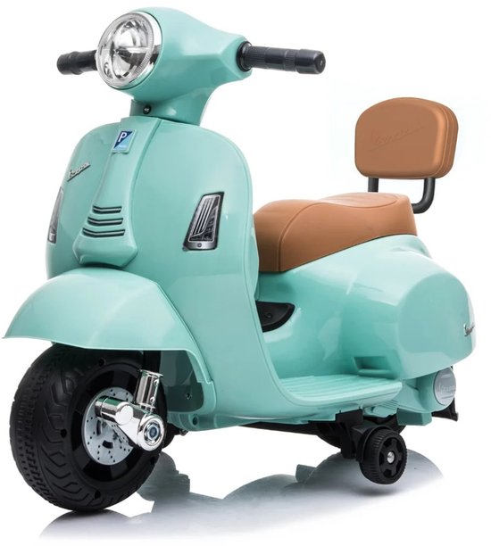 Vespa GTS - Moto Électrique pour Enfant - 6V - 1 à 3 ans - Bleu
