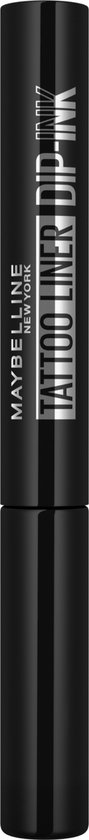 Maybelline New York Tattoo Liner Dip-Ink - 110 Black Track - Liquid Eyeliner - Tot 24 uur* langhoudend - 3.5 ml