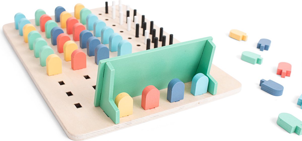 BS Toys - Codekraker - Strategiespel - FSC Hout - Geschikt vanaf 7 jaar - 2 spelers — cadeau in Spellen & Speelgoed - foto 8