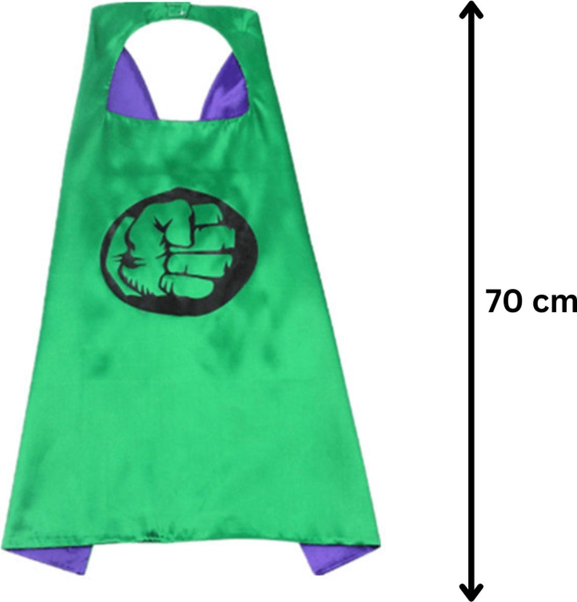 Joya Kids® Set van 2 Spinnen en Groene Superheld Cape en Masker Set | Superhelden verkleedpak | Spider en Green pak | Cape | Masker | Kostuum jongens — afbeelding 5