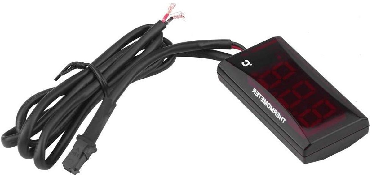 Digitaal Watertemperatuurmeter Thermometer voor Motorfiets Suzuki (Rood)