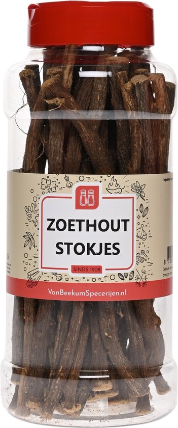 Bâtons de réglisse | Épandeur 200 grammes | Van Beekum Specerijen