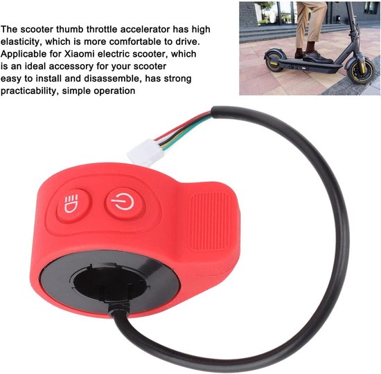 Elektrische step, gashendel met duimrem voor scooter, gashendel voor elektrische scooter, met M365